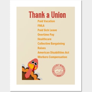 Thank a Union Posters and Art